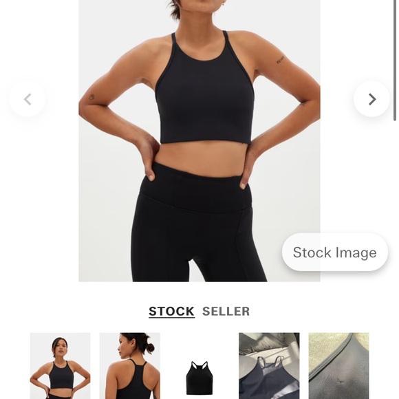 girlfriend collective Other - Girlfriend Collective Black Sports Bra